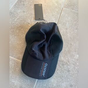 Black Mesh Cap with Adjustable Strap